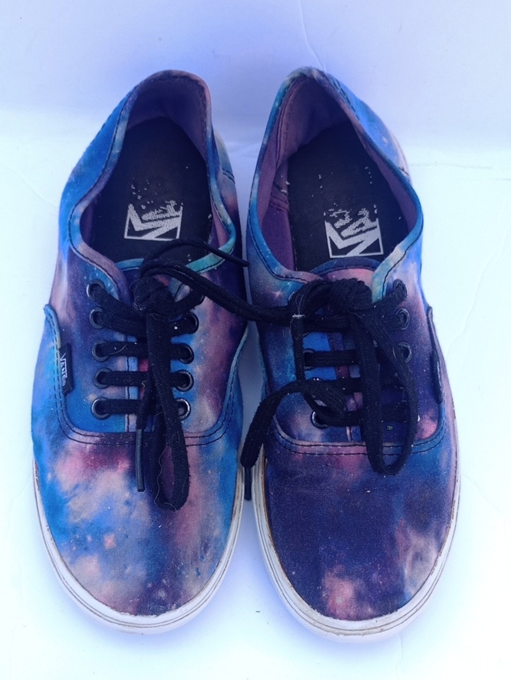 Vans Cosmic Galaxy Blue Purple Lo Pro Skate Canvas Sneakers Shoes Women's 7.5
